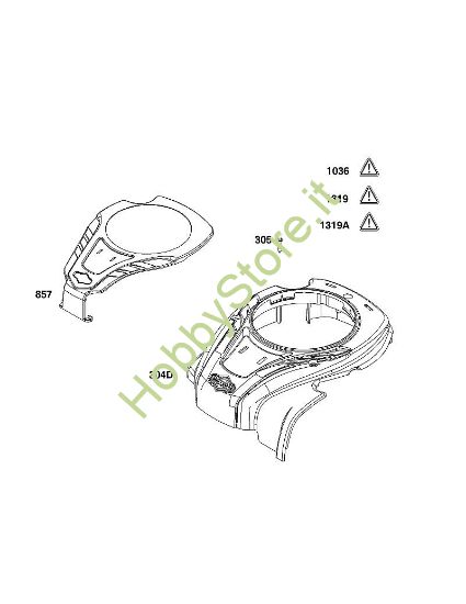 B - GRUPPO ALLOGGIAMENTO VENTOLA B&S - 09 €¦ 09P602-0124-H1 brand Stihl
